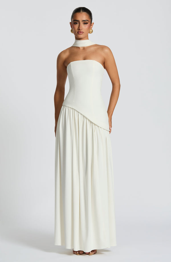 Oriane Maxikleid - Elfenbein