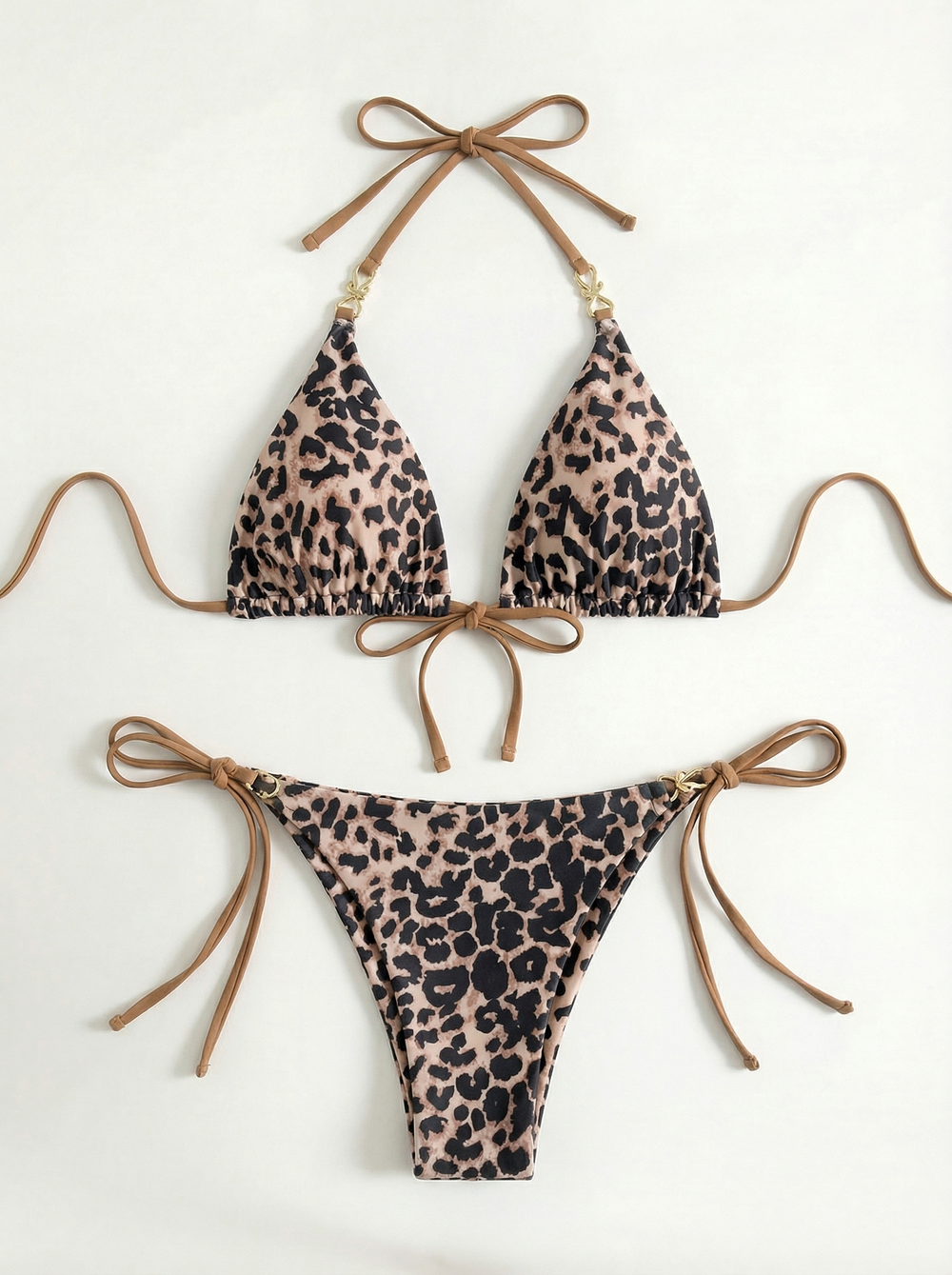 Golden Leopard Bikini
