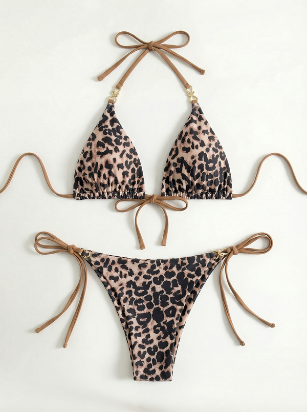 Golden Leopard Bikini