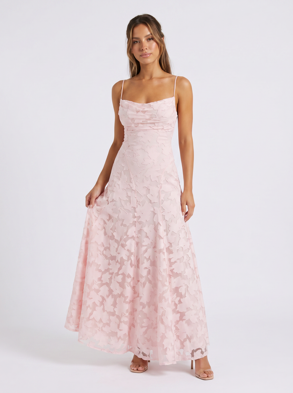 Cowl Spitzenkleid