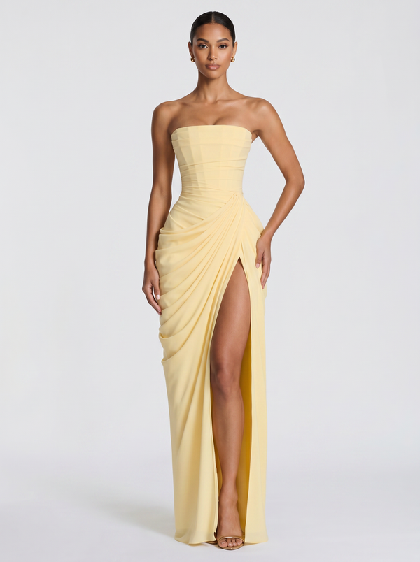 Butter Bandeau-Kleid